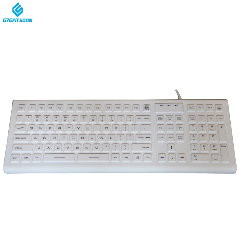 Backlit Keyboard with Touchpad