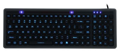 Waterproof Backlit keyboard with Flat Membrane