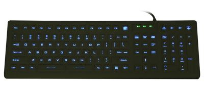 Backlit Keyboard with Touchpad