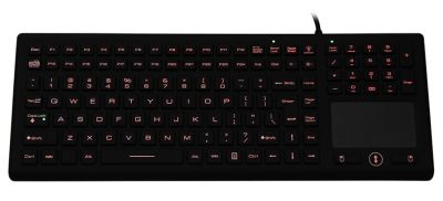 Backlit Keyboard with Touchpad